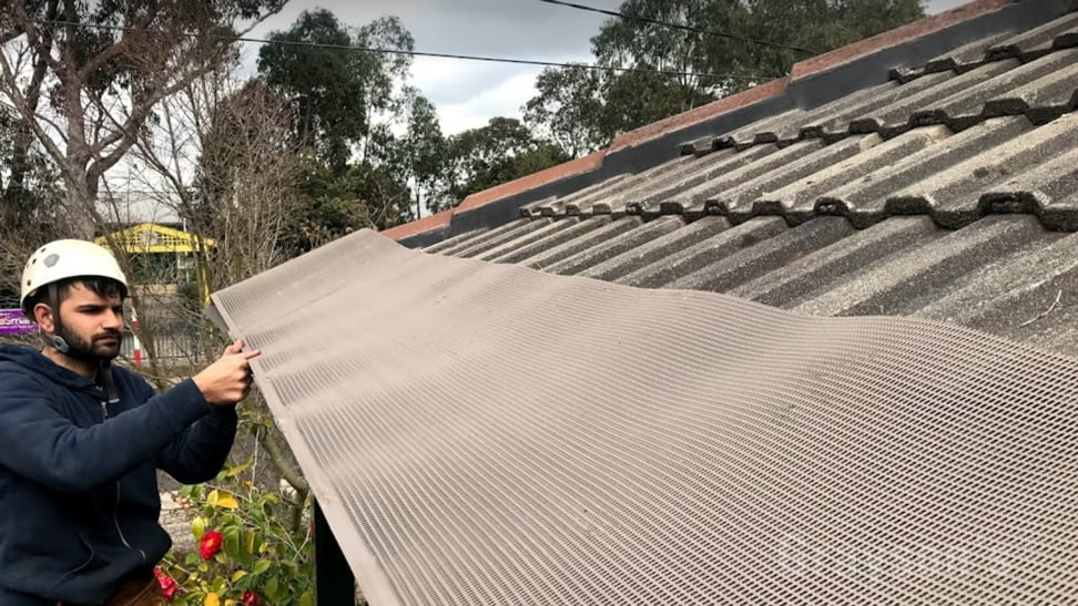 Gutter Guard on Tiled Roof