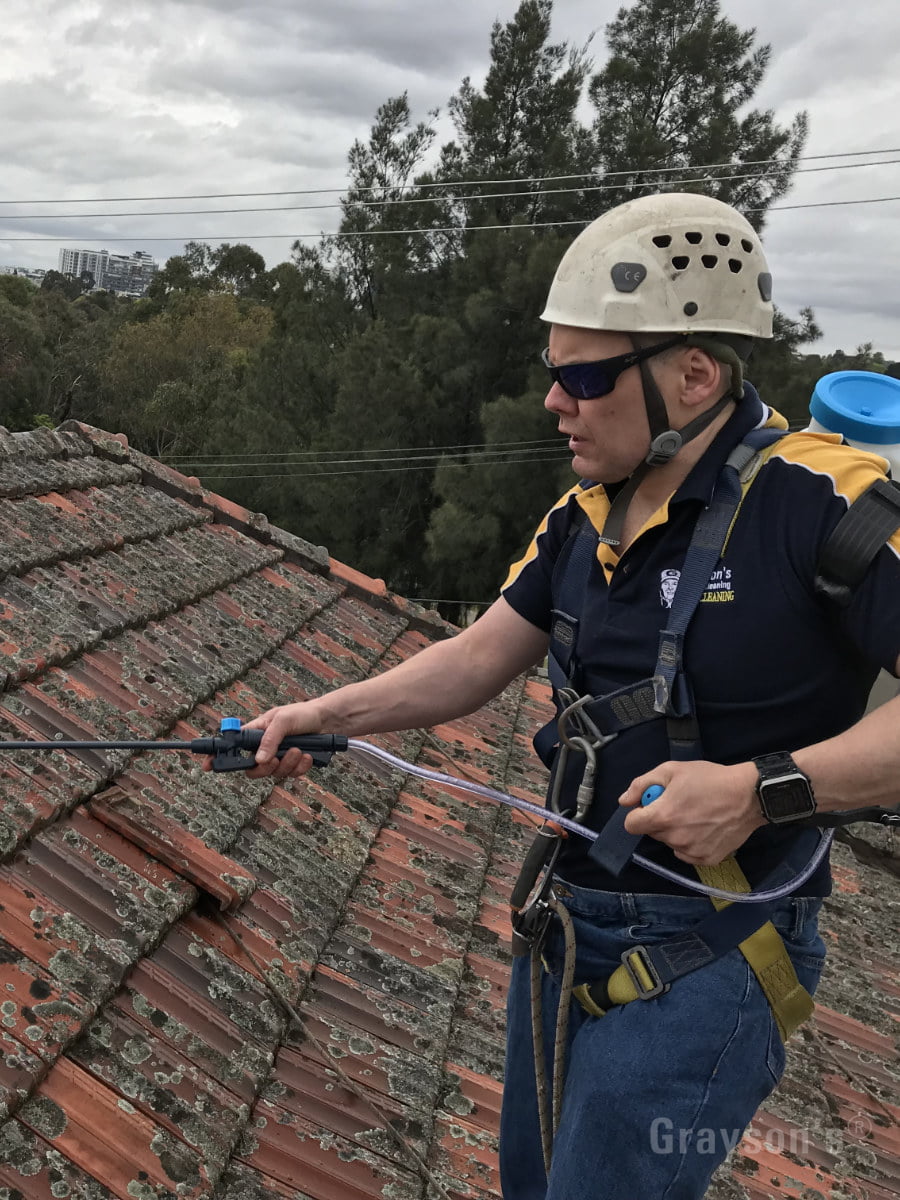 Working safely on a roof