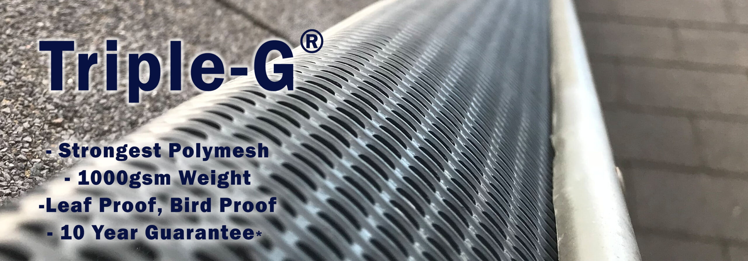 Triple-G gutter protection and gutter guard